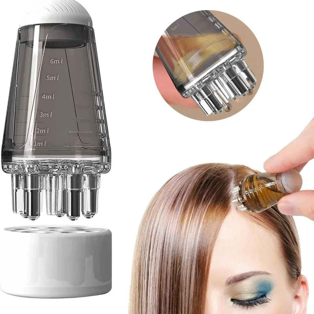 Applicateur d'huile pour cuir chevelu